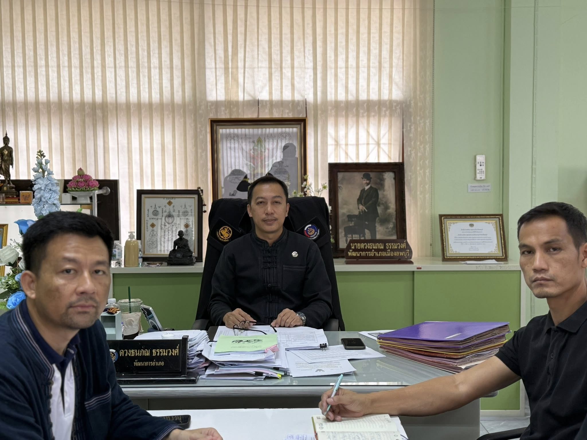 อำเภอเมืองลพบุรี โดยสำนักงานพัฒนาชุมชนอำเภอเมืองลพบุรี ประชุมสำนักงานฯ ประจำเดือน พฤษภาคม 2569