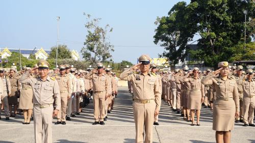 อำเภอเมืองลพบุรี โดยสำนักงานพัฒนาชุมชนอำเภอเมืองลพบุรี ร่วมประชุมกำนัน ผู้ใหญ่บ้าน ฯลฯ ประจำเดือนมีนาคม 2569
