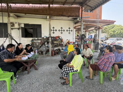 อำเภอเมืองลพบุรี โดยสำนักงานพัฒนาชุมชนอำเภอเมืองลพบุรี สนับสนุนและติดตามการดำเนินงานกลุ่มออมทรัพย์เพื่อการผลิต